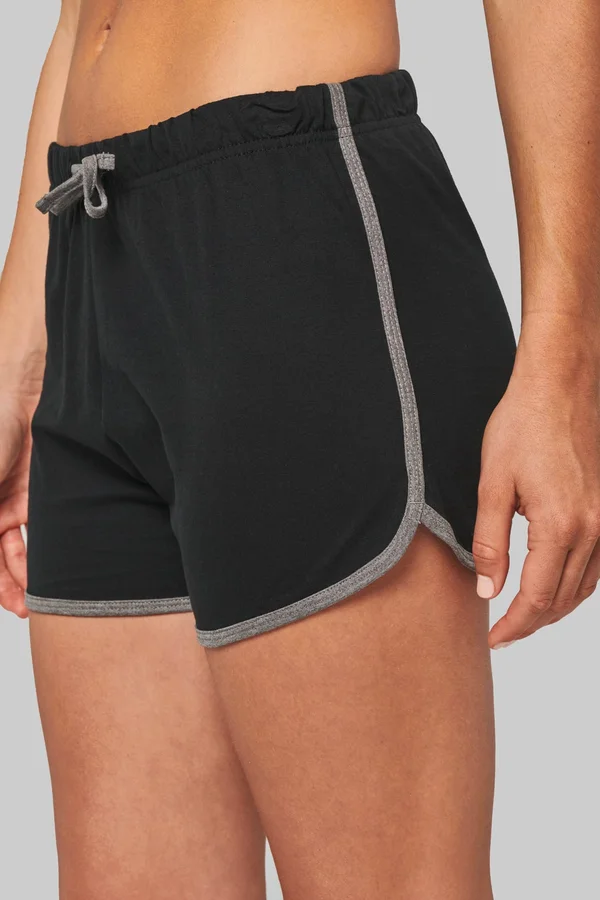 Damen-Sportshorts Black / Grey Heather