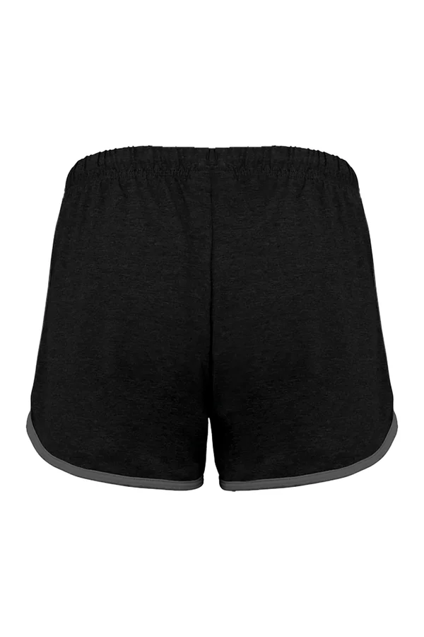 Damen-Sportshorts Black / Grey Heather