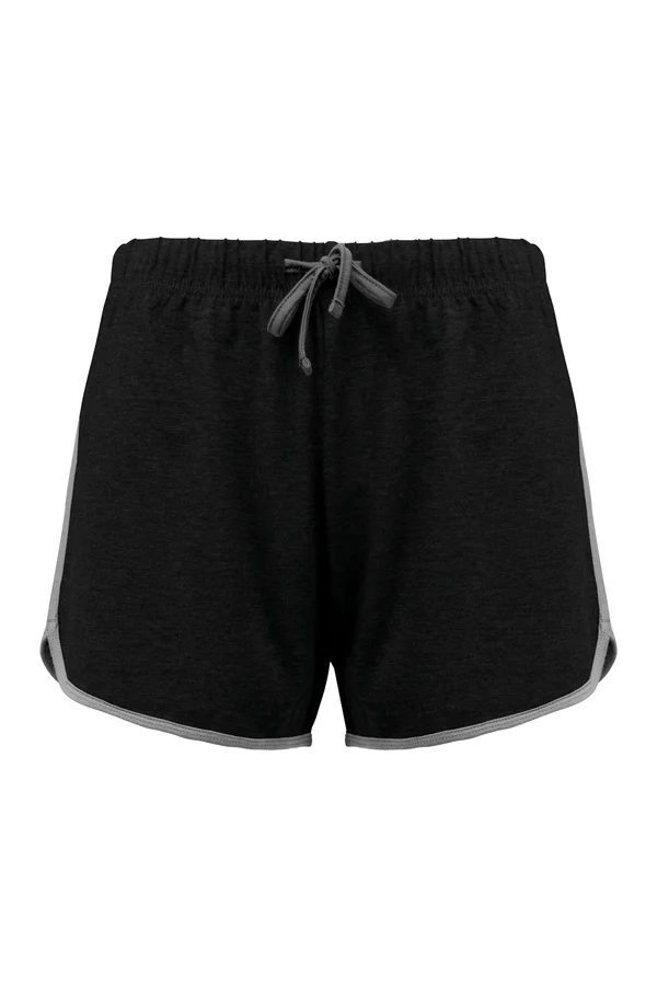 Damen-Sportshorts Black / Grey Heather