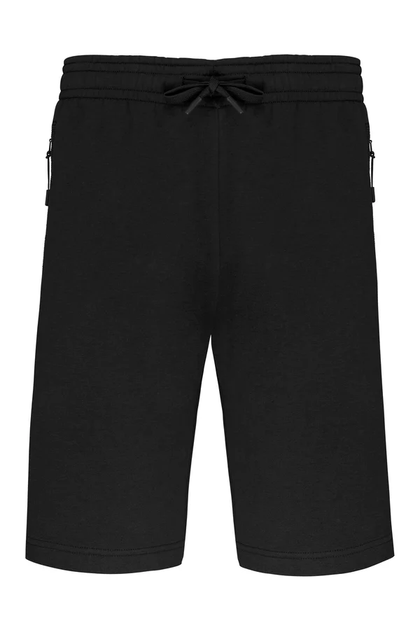 Multisport-Bermuda-Shorts aus Fleece für Erwachsene Black