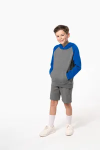Kids' fleece multisport bermuda shorts