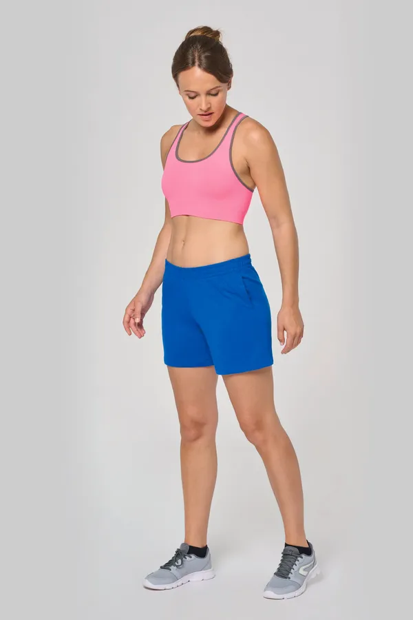 Ladies' jersey sports shorts