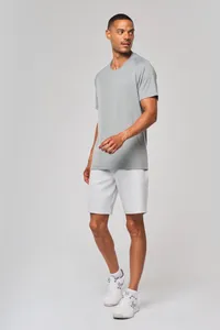 Herren-Sportshirt aus Recyclingmaterial mit Rundhalsausschnitt