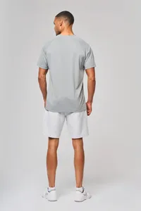 Herren-Sportshirt aus Recyclingmaterial mit Rundhalsausschnitt