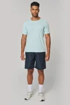 Herren-Sportshirt aus Recyclingmaterial mit Rundhalsausschnitt