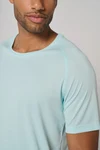 Herren-Sportshirt aus Recyclingmaterial mit Rundhalsausschnitt