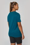 Damen-Sportshirt aus Recyclingmaterial mit Rundhalsausschnitt