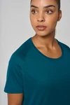 Damen-Sportshirt aus Recyclingmaterial mit Rundhalsausschnitt