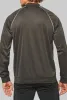 Unisex-Trainingsjacke mit Reißverschluss und Paspel