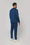 Unisex-Trainingsjacke mit Reißverschluss und Paspel