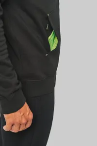 Unisex-kapuzenjacke mit zipper