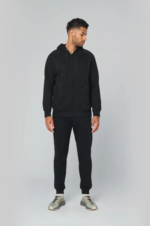 Unisex-kapuzenjacke mit zipper