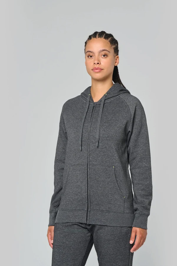 Unisex-kapuzenjacke mit zipper
