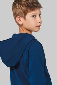 Kinderjacke mit Reißverschluss und Kapuze