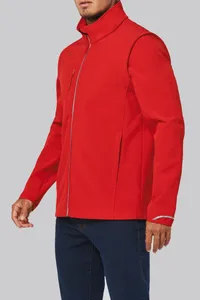 Softshelljacke mit abnehmbaren Ärmeln