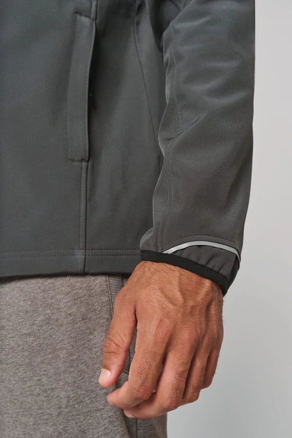Softshelljacke mit abnehmbaren Ärmeln