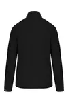 Trainings-Sweatshirt mit 1/4 Reißverschluss Black / White / Storm Grey