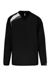 Regen-Sweatshirt Black / White / Storm Grey