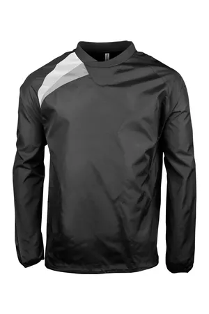 Kinder Regen-Sweatshirt Black / White / Storm Grey