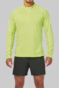 Sporttop mit langen Ärmeln ¼ Zip für Herren