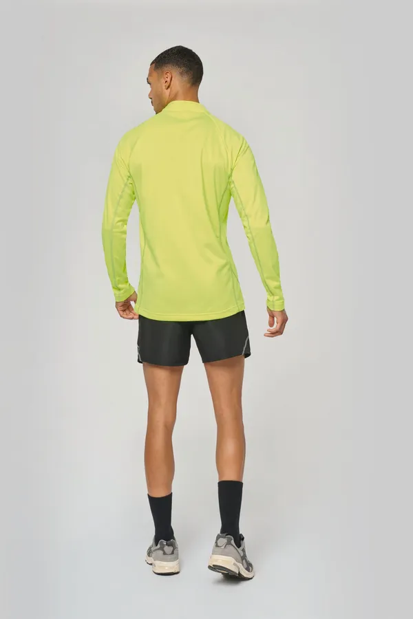 Sporttop mit langen Ärmeln ¼ Zip für Herren