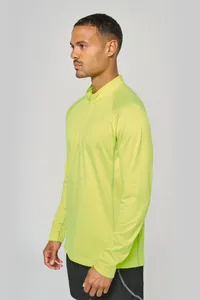 Sporttop mit langen Ärmeln ¼ Zip für Herren