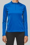 Sporttop mit langen Ärmeln ¼ Zip für Damen