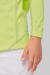 ¼ Zip Kinder Sportoberteil mit langen Ärmeln