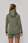 Damen-Funktions- performance Kapuzenjacke