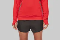 Kapuzen-Sweatshirt 1/4 Sport-Reißverschluss Unisex