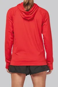 Kapuzen-Sweatshirt 1/4 Sport-Reißverschluss Unisex