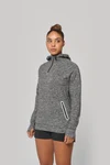 Kapuzen-Sweatshirt 1/4 Sport-Reißverschluss Unisex