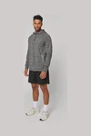 Kapuzen-Sweatshirt 1/4 Sport-Reißverschluss Unisex