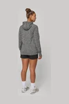 Kapuzen-Sweatshirt 1/4 Sport-Reißverschluss Unisex