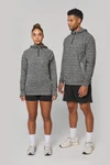 Kapuzen-Sweatshirt 1/4 Sport-Reißverschluss Unisex