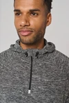Kapuzen-Sweatshirt 1/4 Sport-Reißverschluss Unisex