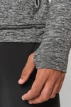 Kapuzen-Sweatshirt 1/4 Sport-Reißverschluss Unisex