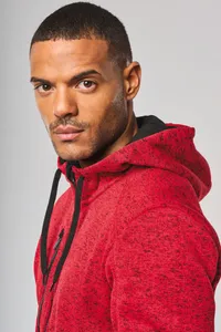 Herren-Hoodie aus Chiné
