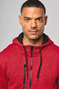 Herren-Hoodie aus Chiné