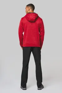 Herren-Hoodie aus Chiné