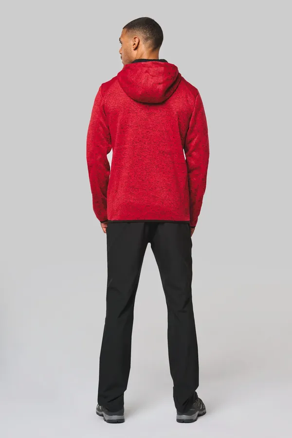 Herren-Hoodie aus Chiné