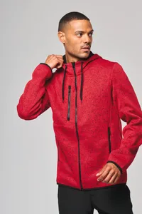 Herren-Hoodie aus Chiné