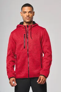 Herren-Hoodie aus Chiné