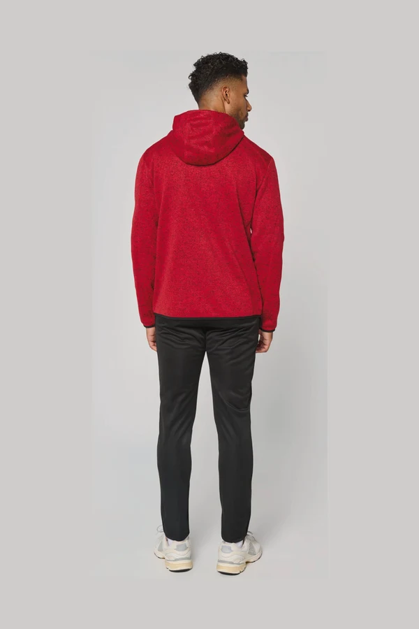 Herren-Hoodie aus Chiné