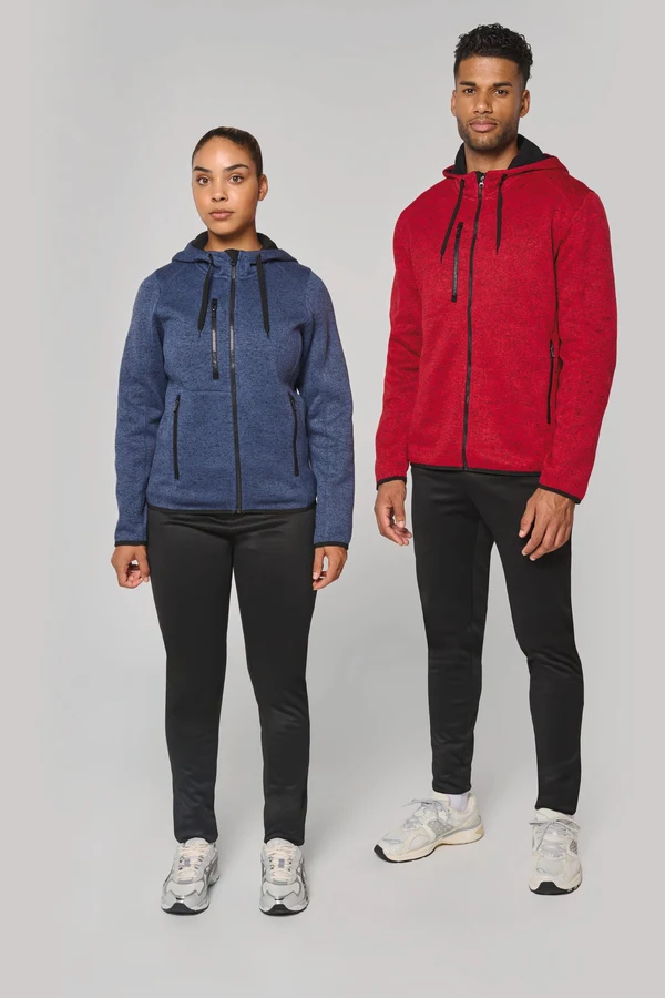 Herren-Hoodie aus Chiné