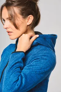 Damen-Hoodie aus Chiné