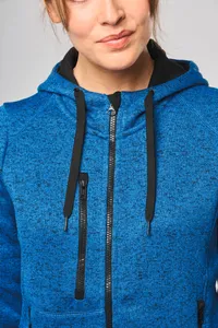 Damen-Hoodie aus Chiné