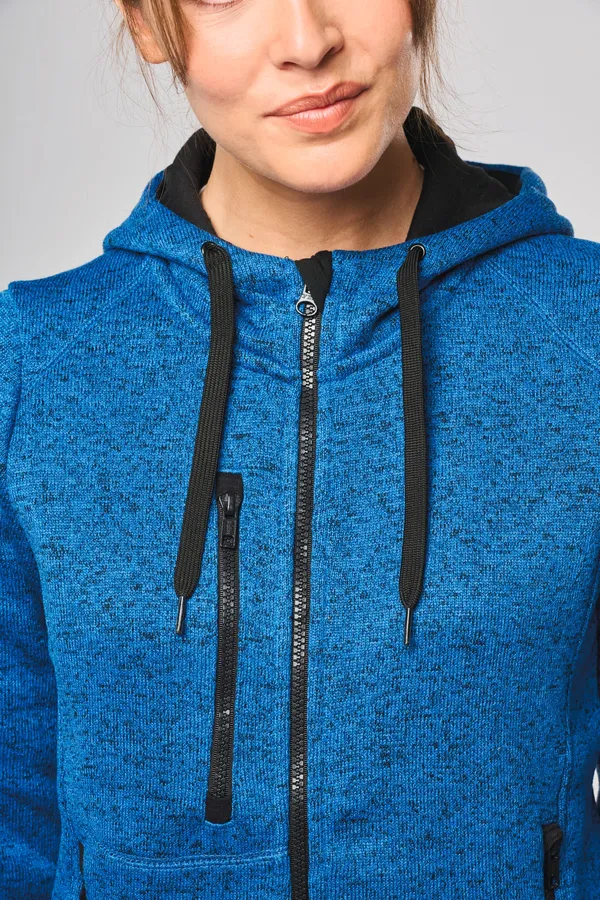 Damen-Hoodie aus Chiné