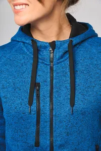 Damen-Hoodie aus Chiné