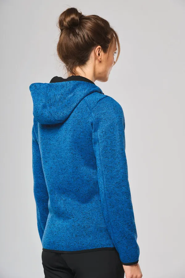 Damen-Hoodie aus Chiné